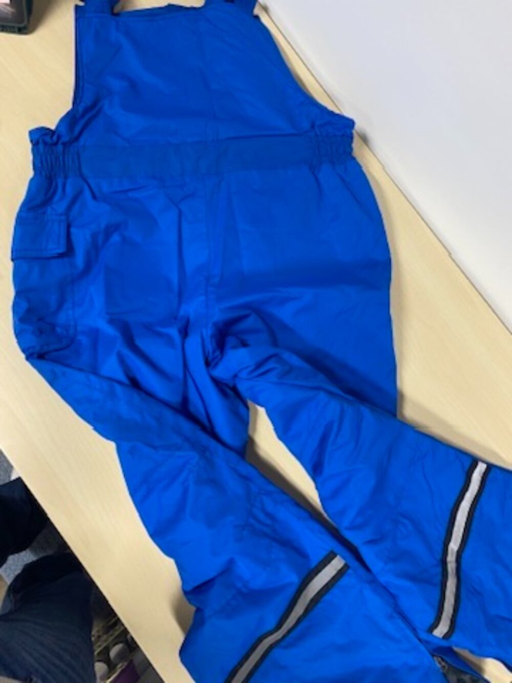 Wantdo Men’s XL Blue Insulated Snow Ski Bib Overalls